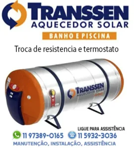 Conserto de aquecedor solar no Jardins,