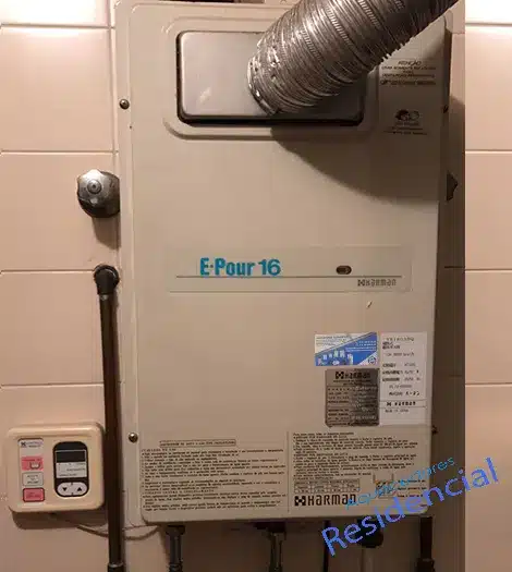Manutenção preventiva aquecedor a gás harman
